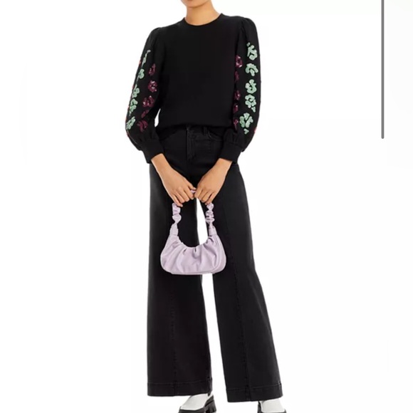 NWT Essentiel Antwerp Christobald Embroidered Sweatshirt - Picture 2 of 6